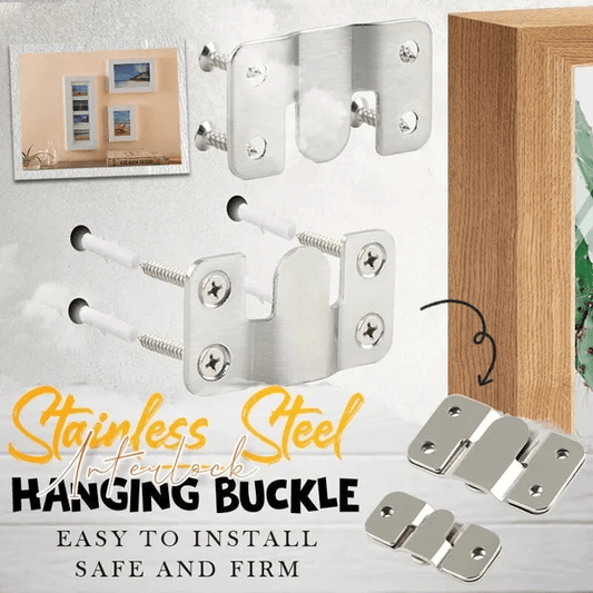 (🔥Last Day Promotion  - 50% off)Stainless Steel Interlock Hanging Buckle